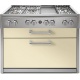 Aragaz Lofra RBI66MFT/CI, 60x60 cm, gaz, 4 arzatoare, grill, aprindere electronica, timer, crem Aragaz Lofra RBI66MFT/CI, 60x60 cm, gaz, 4 arzatoare, grill, aprindere electronica, timer, crem