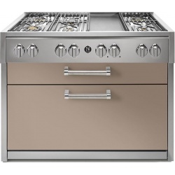 Aragaz Lofra RBI66MFT/CI, 60x60 cm, gaz, 4 arzatoare, grill, aprindere electronica, timer, crem