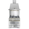 Set Aragaz Lofra Dolcevita RSD96MFTE/CI, 90x60cm, gaz, 5 arzatoare, cuptor dublu+Splash Back 90+Hota Dolcevita 90, inox