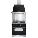 Aragaz Lofra RBI66MFT/CI, 60x60 cm, gaz, 4 arzatoare, grill, aprindere electronica, timer, crem