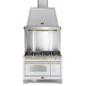 Aragaz Lofra RBI66MFT/CI, 60x60 cm, gaz, 4 arzatoare, grill, aprindere electronica, timer, crem