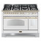 Aragaz Lofra RBI66MFT/CI, 60x60 cm, gaz, 4 arzatoare, grill, aprindere electronica, timer, crem