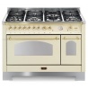 Aragaz Lofra RBI66MFT/CI, 60x60 cm, gaz, 4 arzatoare, grill, aprindere electronica, timer, crem