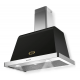 Set Aragaz Lofra Dolcevita RNMG96MFTE/5i, 90x60cm, gaz, 5 zone inductie, grill +Splash Back 90+Hota Dolcevita 90, negru mat