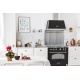 Set Aragaz Lofra Dolcevita RNMG96MFTE/5i, 90x60cm, gaz, 5 zone inductie, grill +Splash Back 90+Hota Dolcevita 90, negru mat
