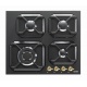 Aragaz Lofra RBI66MFT/CI, 60x60 cm, gaz, 4 arzatoare, grill, aprindere electronica, timer, crem