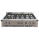 Plita incorporabila cooktop STEEL Ascot, 90 cm, 6 arzatoare, aprindere electrica, siguranta gaz, gri nisip