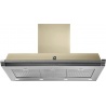 Hota decorativa STEEL Ascot 100, 100 cm, 1 motor, 4 viteze, 900 m3/h, panou control soft touch, inox / crem