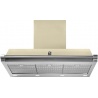 Hota decorativa STEEL Ascot 90, 90 cm, 1 motor, 4 viteze, 900 m3/h, panou control soft touch, inox / crem