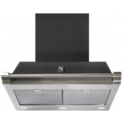 Hota decorativa STEEL Ascot 70, 70 cm, 1 motor, 4 viteze, 900 m3/h, panou control soft touch, negru antracit