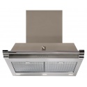 Hota decorativa STEEL Ascot 70, 70 cm, 1 motor, 4 viteze, 900 m3/h, panou control soft touch, gri nisip