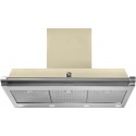 Hota decorativa STEEL Oxford 90, 90 cm, 1 motor, 4 viteze, 900 m3/h, panou control soft touch, inox / crem