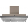 Hota decorativa STEEL Oxford 90, 90 cm, 1 motor, 4 viteze, 900 m3/h, panou control soft touch, inox / gri nisip