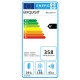 Side by Side Exquisit SBS 130-4 A +, Clasa A+, 436L, No Frost, Alb