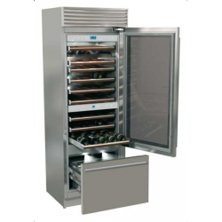 Vitrina frigorifica vinuri, Fhiaba X-Pro70 XG7491TWT3, clasa A+, 267 l, inox