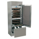 Vitrina frigorifica vinuri, Fhiaba X-Pro70 XG7491TWT3, clasa A+, 267 l, inox
