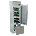 Vitrina frigorifica vinuri, Fhiaba X-Pro70 XG5991TWT3, clasa A+, 219 l, inox