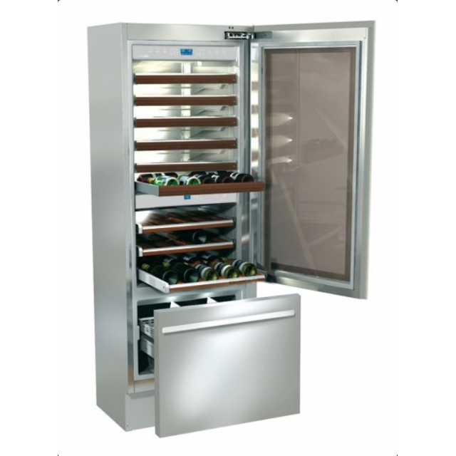 Vitrina frigorifica vinuri, Fhiaba StandPlus70 MG7491TWT3, clasa A+, 267 l, inox