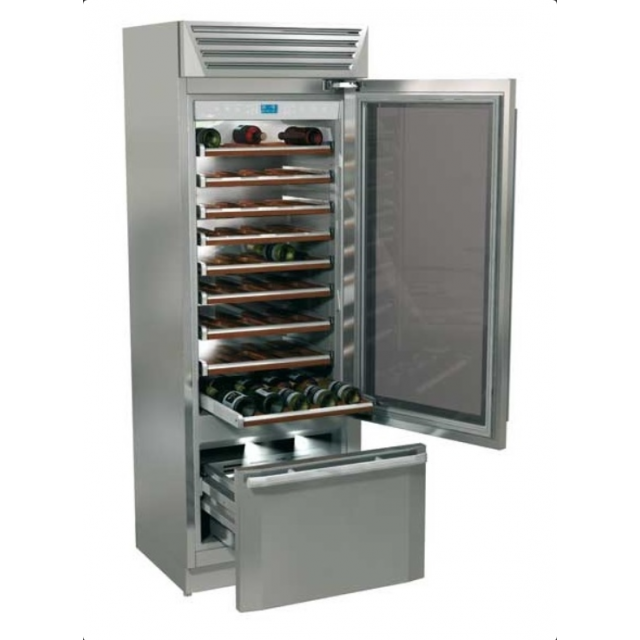 Vitrina frigorifica vinuri, Fhiaba StandPlus70 MG7490TWT3, clasa A+, 267 l, inox