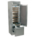 Vitrina frigorifica vinuri, Fhiaba StandPlus70 MG5990TWT3, clasa A+, 219 l, inox