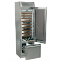 Vitrina frigorifica vinuri, Fhiaba StandPlus60 MI5990TWT3, 2 zone temperatura,clasa A+, 121 l, inox
