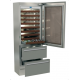 Vitrina frigorifica incorporabila vinuri, Fhiaba Classic60 KI7490HWT3, 2 zone temperatura, clasa A+, 170 l, inox