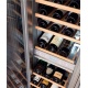 Vitrina frigorifica incorporabila vinuri, Fhiaba Integrated70 G7491TWT3, clasa A+, 267 l, inox