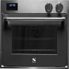 Cuptor electric incorporabil STEEL GENESI, 60cm, 70l, 9 functii de gatire, grill electric, convectie, rotisor, negru antracit