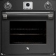 Cuptor electric incorporabil STEEL ASCOT, 60cm, 70lt, 9 functii de gatire, grill electric, convectie, rotisor, antracit
