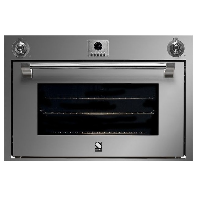 Cuptor electric incorporabil STEEL ASCOT, 90 cm, 91 lt, 9 functii de gatire, grill electric, convectie, rotisor, inox