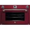 Cuptor electric incorporabil STEEL ASCOT, 90 cm, 91 lt, 9 functii de gatire, grill electric, convectie, rotisor, rosu