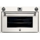 Cuptor electric incorporabil STEEL ASCOT, 90 cm, 91 lt, 9 functii de gatire, grill electric, convectie, rotisor, alb