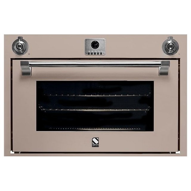 Cuptor electric incorporabil STEEL ASCOT, 90 cm, 91 lt, 9 functii de gatire, grill electric, convectie, rotisor, gri nisip