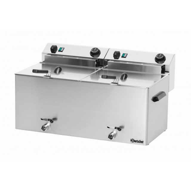 Friteuza profesionala Bartscher700, W400, 2 cosuri, 9L