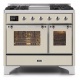 Aragaz Lofra RBI66MFT/CI, 60x60 cm, gaz, 4 arzatoare, grill, aprindere electronica, timer, crem