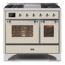 Aragaz Lofra RBI66MFT/CI, 60x60 cm, gaz, 4 arzatoare, grill, aprindere electronica, timer, crem