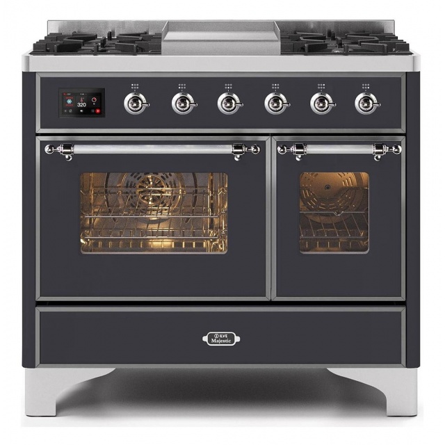Aragaz Lofra RBI66MFT/CI, 60x60 cm, gaz, 4 arzatoare, grill, aprindere electronica, timer, crem