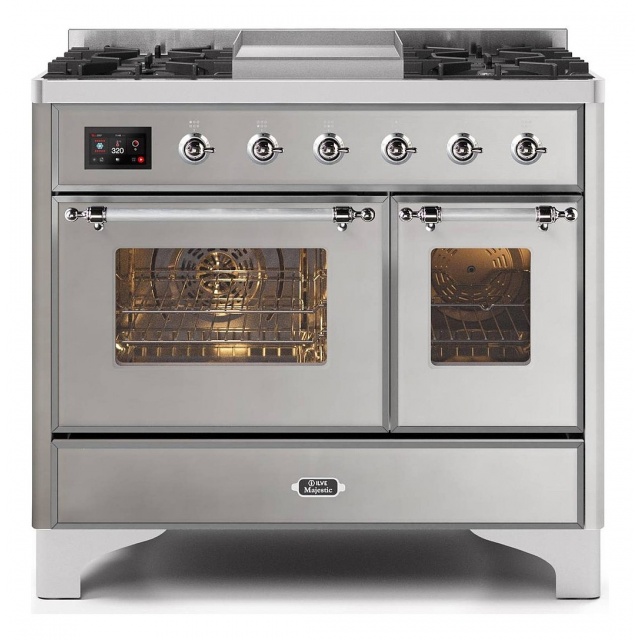 Aragaz Lofra RBI66MFT/CI, 60x60 cm, gaz, 4 arzatoare, grill, aprindere electronica, timer, crem