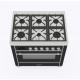 Aragaz Lofra RBI66MFT/CI, 60x60 cm, gaz, 4 arzatoare, grill, aprindere electronica, timer, crem