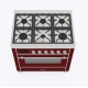 Aragaz Lofra RBI66MFT/CI, 60x60 cm, gaz, 4 arzatoare, grill, aprindere electronica, timer, crem