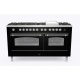 Aragaz Lofra RBI66MFT/CI, 60x60 cm, gaz, 4 arzatoare, grill, aprindere electronica, timer, crem