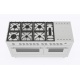 Aragaz Lofra RBI66MFT/CI, 60x60 cm, gaz, 4 arzatoare, grill, aprindere electronica, timer, crem