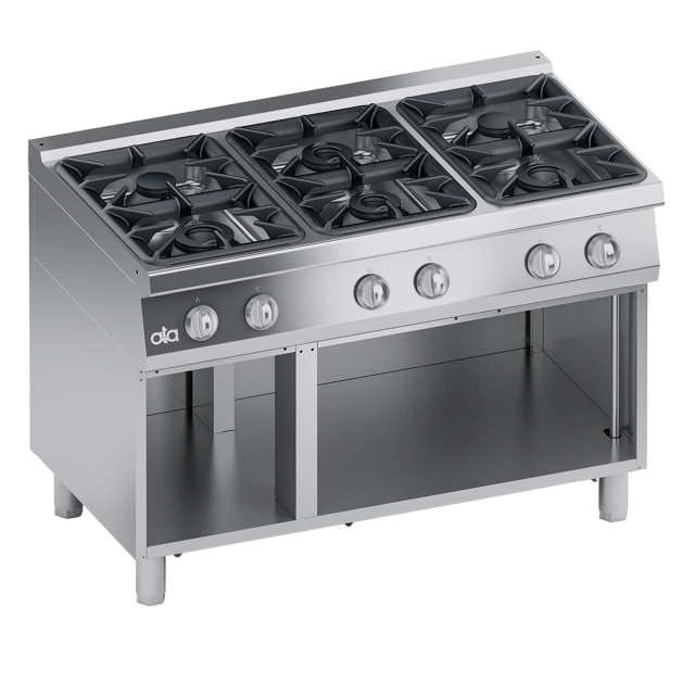 Masina de gatit pe gaz, Ata Italia C2GCU05TT, seria 700 cu 2 arzatoare