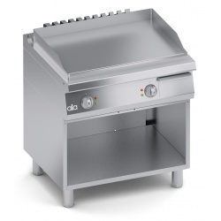 Grill dublu electric , Ata Italia C2EFL10VV, seria 700 cu suprafata neteda si suport deschis