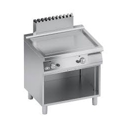 Grill dublu pe gaz , Ata Italia K7GFB10VVL, seria 700 cu suprafata neteda si suport deschis