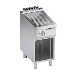 Grill simplu electric , Ata Italia K7EFB05VVR, seria 700 cu suprafata striata si suport deschis
