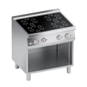 Masina de gatit electrica, Ata Italia K7EVC10VV, cu 4 plite vetroceramice cu suport deschis