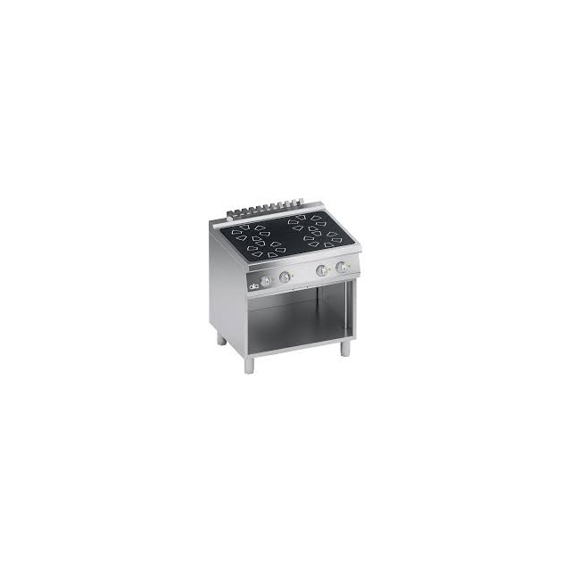 Masina de gatit electrica, Ata Italia K7ECI10VV , cu 4 plite inductie si suport deschis