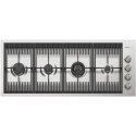 Plita incorporabila Foster Milanello 7681000,instalare FT/FTS, gaz, 112 cm,4 arzatoare, aprindere electrica,siguranta gaz, inox