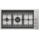 Plita incorporabila Foster Milanello 7680000,instalare FT/FTS, gaz,87 cm, 3 arzatoare, aprindere electrica, siguranta gaz, inox